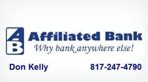 Affiliated Bank w Don Kelly Info